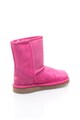 UGG Australia, Cizme scurte fucsia de piele intoarsa Classic Fete