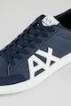 ARMANI EXCHANGE Műbőr sneaker kontrasztos logóval férfi