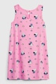 GAP Памучна рокля с щампа Minnie Mouse Момичета