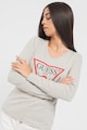 GUESS Bluza din bumbac cu imprimeu logo Femei