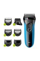 Braun Aparat de ras electric  Series 3 3000BT ProSkin Wet&Dry, MicroComb, cap de tuns, 5 piepteni, Saculet de calatorie, Negru Femei