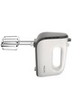 Philips Mixer de mana  Viva Collection HR3740/00, 450 W, 5 viteze, Functie Turbo,Tel dublu, palete de framantare , Alb/Gri Femei