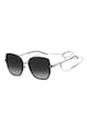 BOSS Квадратни слънчеви очила с отделяща се връзка Жени