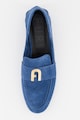 Furla Pantofi loafer de piele intoarsa cu logo metalic 1927 Femei