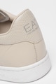 EA7 Pantofi sport unisex de piele cu garnituri cusute Barbati