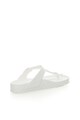 Birkenstock Papuci flip-flop albi cu calapod clasic Gizeh Femei