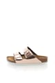 Birkenstock Papuci auriu rose de piele Arizona Femei