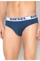 Diesel Set de chiloti bleumarin cu rosu - 3 perechi Barbati