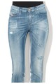 Diesel Blugi super slim fit skinny albastri Skinzee-Zip Femei