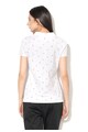 Esprit Бяла тениска от пике с яка Жени