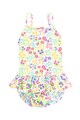 JoJo Maman Bebe Costum de baie intreg multicolor cu scutec Fete