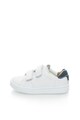 Pepe Jeans London Pantofi sport albi cu benzi velcro Murray Baieti