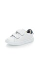 Pepe Jeans London Pantofi sport albi cu benzi velcro Murray Fete