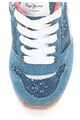 Pepe Jeans London Pantofi sport albastru inchis cu garnituri din denim Sydney Fete