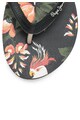 Pepe Jeans London Papuci flip-flop negri cu imprimeu tropical Rake Femei