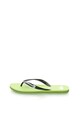 QUIKSILVER Papuci flip flop negru cu verde absint Molokai Barbati