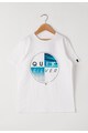 QUIKSILVER Tricou alb cu imprimeu logo Baieti