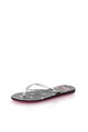 ROXY Papuci flip-flop negru cu alb in dungi Portofino Femei