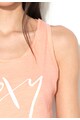 ROXY Top roz piersica aprins cu imprimeu logo Femei
