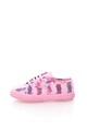 Superga Pantofi sport roz cu imprimeu Fantasy Cotj Fete