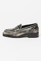 Bronx Pantofi loafer din piele cu aspect metalizat Al-My Femei