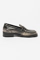 Bronx Pantofi loafer din piele cu aspect metalizat Al-My Femei
