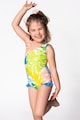 FAMILYSTA® Costum de baie intreg cu model tropical Fete