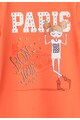 Zee Lane Kids Детска тениска в мандарина с бляскава щампа Момчета