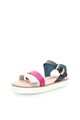 Pepe Jeans London Sandale multicolore cu talpa aderenta Camille Baieti