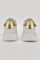 Karl Lagerfeld Скосени кожени спортни обувки с лого Жени