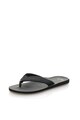 QUIKSILVER Papuci flip-flop negri de piele sintetica Carver Barbati