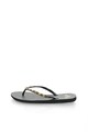 ROXY Papuci flip-flop negru si auriu cu model aztec Bermuda Femei