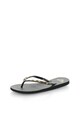 ROXY Papuci flip-flop negru si auriu cu model aztec Bermuda Femei