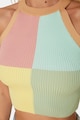 Trendyol Colorblock dizájnos crop top női