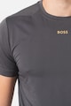 BOSS Active kerek nyakú póló logós részlettel férfi
