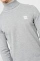 BOSS Akiro garbónyakú pulóver logós részlettel férfi