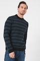 BOSS Amoderos Wool Blend Striped Sweater Barbati