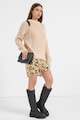 HUGO Sloos bő fazonú gyapjútartalmú pulóver női