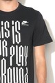Nike Tricou cu imprimeu text si decolteu rotund Barbati