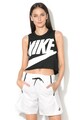 Nike Top crop cu logo Femei