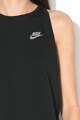 Nike Top crop cu imprimeu logo holografic Femei