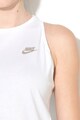 Nike Top crop cu imprimeu logo holografic Femei