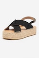 Gioseppo Sandale-espadrile flatform din piele intoarsa Comala Femei