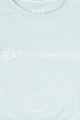 EA7 Суитшърт с овално деколте и лого Момичета
