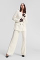 Karl Lagerfeld Bővülő fazonú logómintás nadrág női