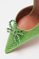 AMINA MUADDI Rosie sarokpántos cipő strasszkövekkel női