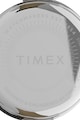 Timex Ceas cu doua indicatoare si curea de piele Femei