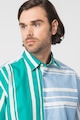 United Colors of Benetton Раирана риза с къси ръкави Мъже