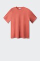 Mango Памучна тениска Anouk със свободна кройка Мъже