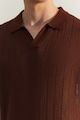 Trendyol Galléros normál fazonú kötött póló férfi